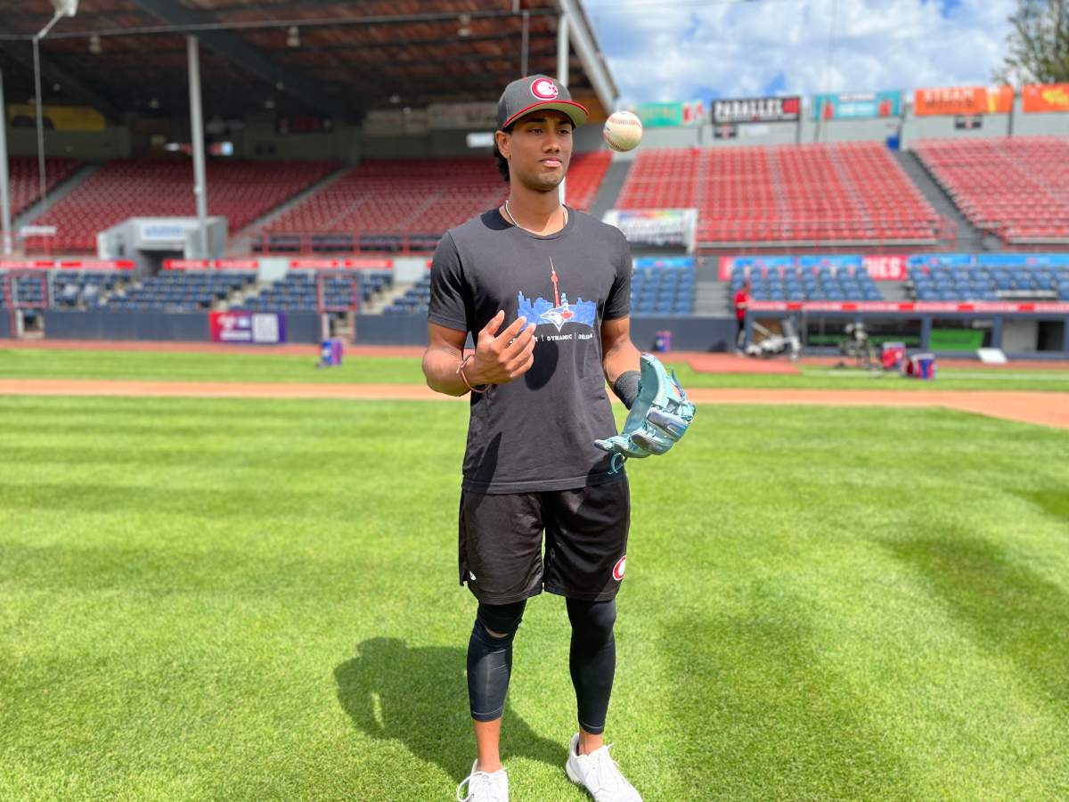 Arjun Nimmala played cricket as a child, something he credits with his “smooth transition” to baseball.